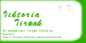 viktoria tirpak business card